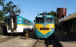 ©Foto: Jörg Watzek | railmen | Eine 1963 gebaute Lok von Ferrostal einer 1000-mm-Schmalspurstrecke zwischen Talca und Constitution an der Pazifikküste von Chile