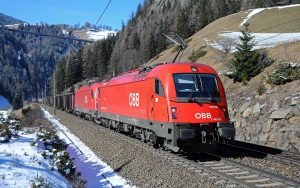 ÖBB auf der Brennerroute zwischen München, Innsbruck und dem Brennerpass