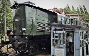 Güterzuglokomotive E95 02 | BJ 1927 | Auf der Drehscheibe vom DB Museum Halle