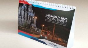 Titelblatt des Railmenkalenders 2020