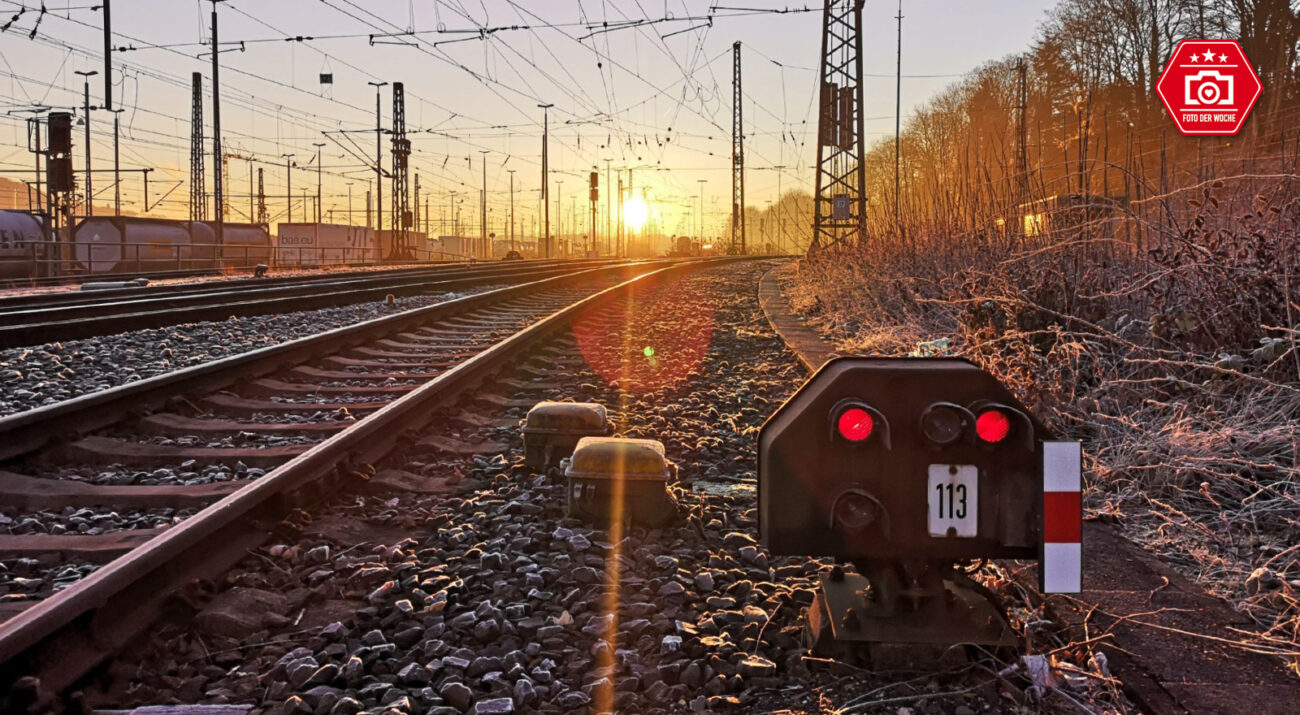 ©Foto: André Rosendahl | railmen | Gleis 113 am Güterbahnhof Aachen West in winterlicher Morgenstimmung