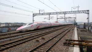 ©Foto: Ingo Weidler | railmen Tf | Hello-Kitty-Shinkansen 500 V2, Shin-Kurashiki
