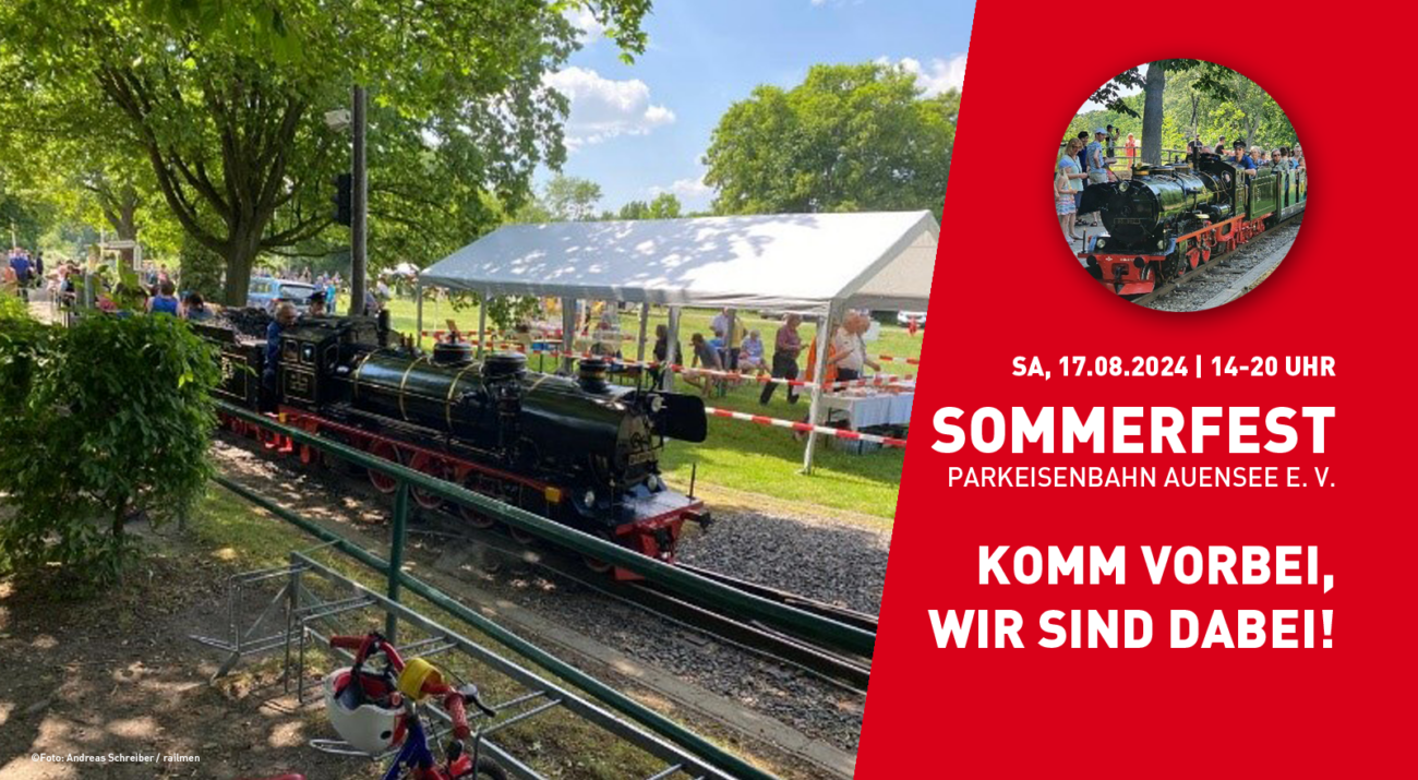 Sommerfest Parkeisenbahn Auensee e.V.