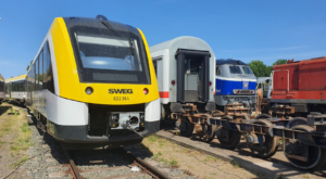 ©FOTO: FLORIAN ZIERAU | RAILMEN-TF | FAHRZEUGPARK IN DER VIS – Viele Unternehmen setzten auf die Erfahrung und Qualität der VIS Halberstadt. Egal ob HLB, SWEG, DB Start oder viele andere Unternehmen. Sie alle trifft man mit verschiedenen Fahrzeugen in der VIS an.